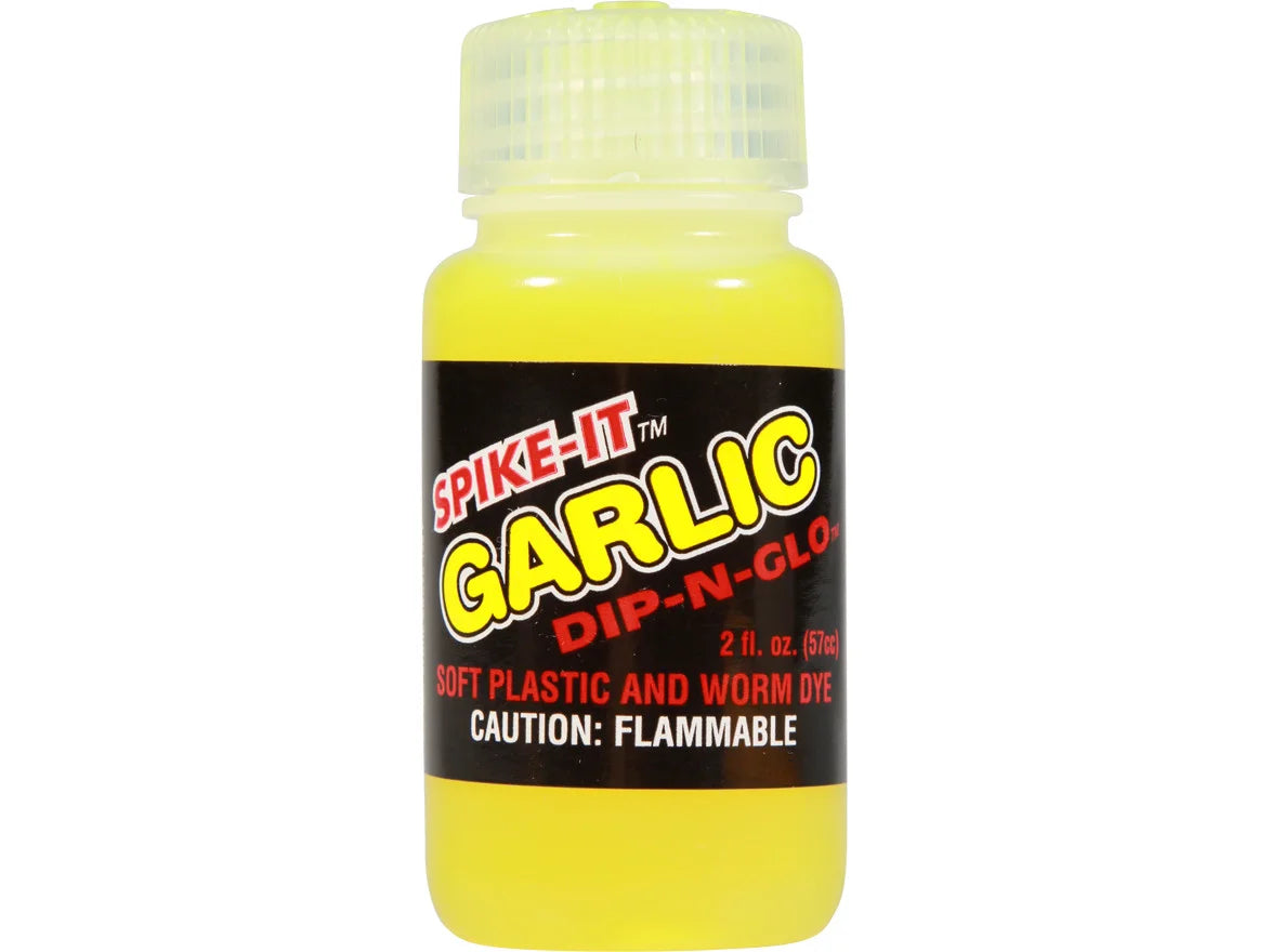 Spike It Dip-N-Glo Soft Plastic Dye Garlic